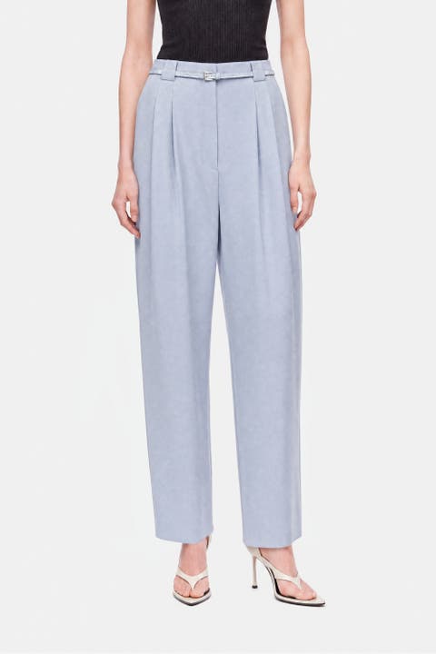 Belt Detail Double Pleat Trousers