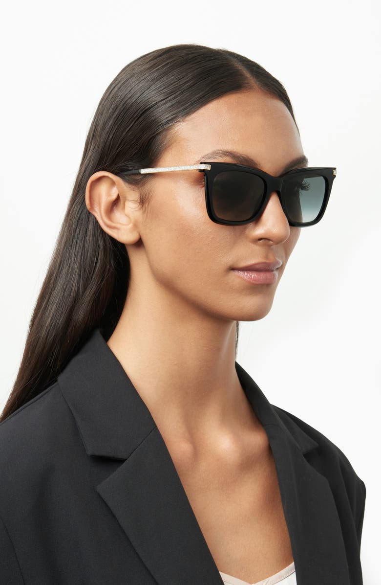 Jimmy Choo 52mm Cat Eye Sunglasses, Alternate, color,