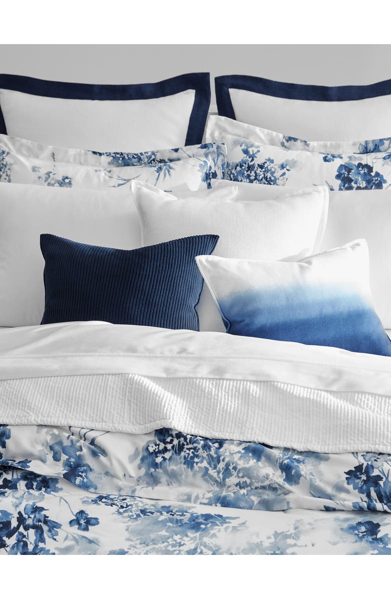 Lauren Ralph Lauren Flora Floral Sateen Comforter & Sham Set, Alternate, color, Blue Multi