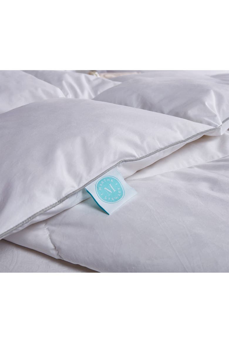 Martha Stewart 240 Thread Count White Goose Feather & Down Comforter - King, Alternate, color, WHITE