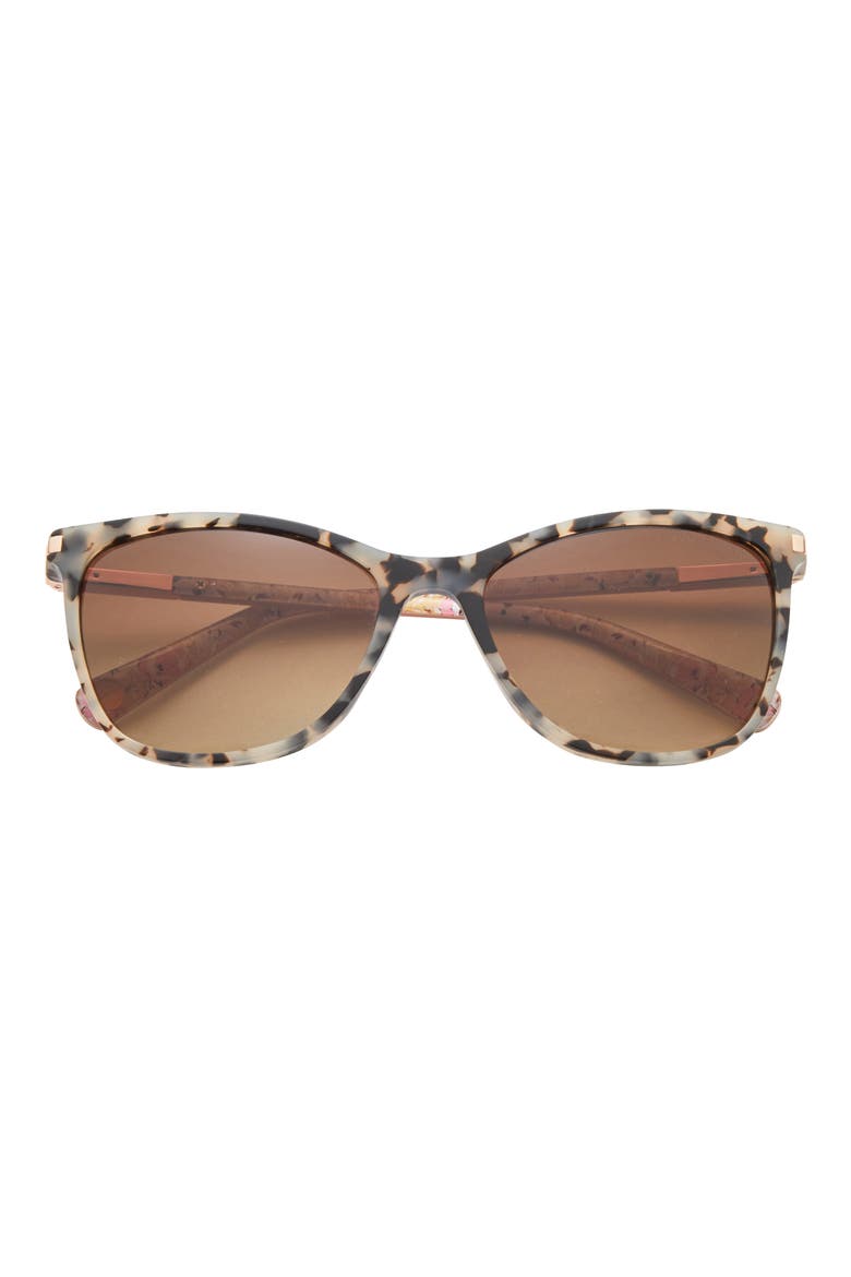 56mm Gradient Cat Eye Sunglasses, Main, color, IVORY TORTOISE