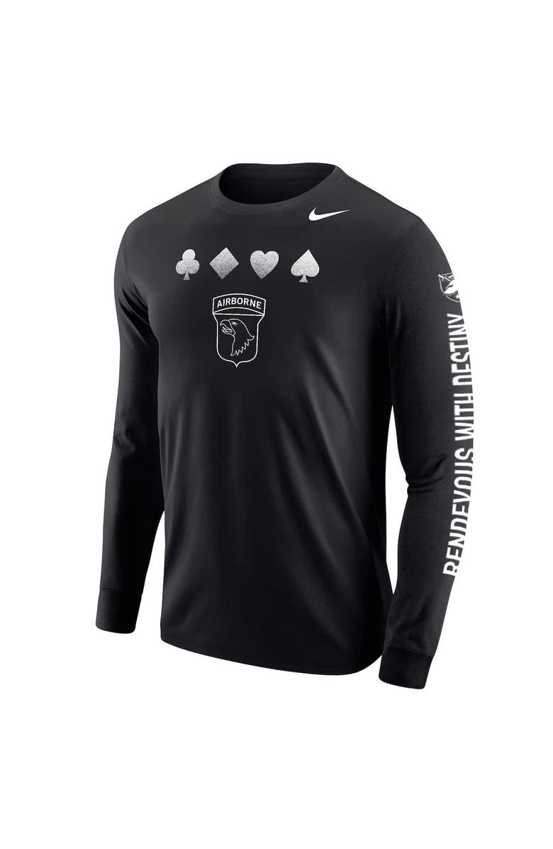 Nike Youth Nike Black Army Black Knights 2024 Rivalry Collection Suit Long Sleeve T-Shirt, Alternate, color, Black
