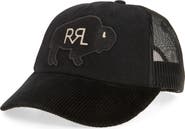 Double RL Buffalo Logo Patch Trucker Hat
