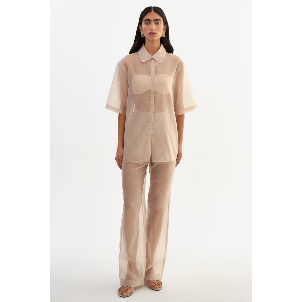 Lamarque Manda | Sheer Shirt In Sand