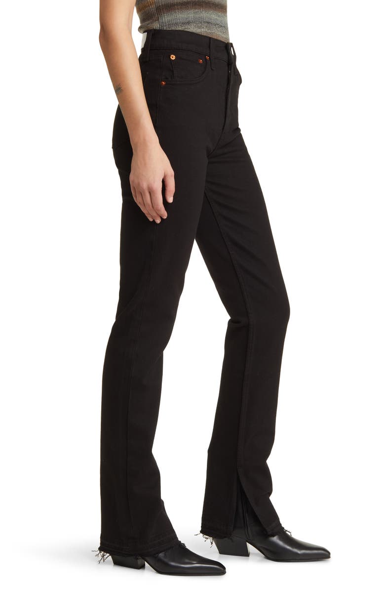 Re/Done '70s High Waist Skinny Bootcut Jeans, Alternate, color, 