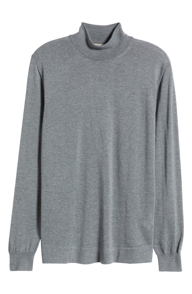 Canali Mock Neck Wool Sweater, Alternate, color,