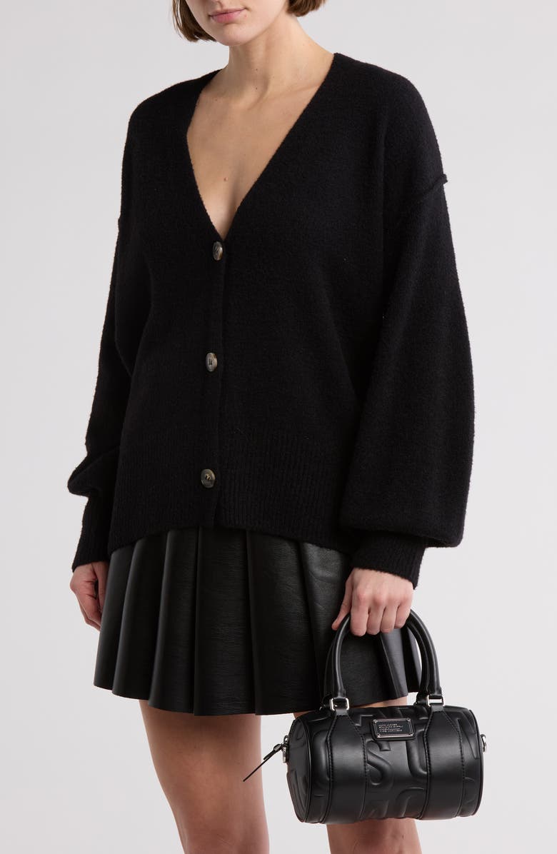 Marc Jacobs Embossed Leather Barrel Bag, Alternate, color,