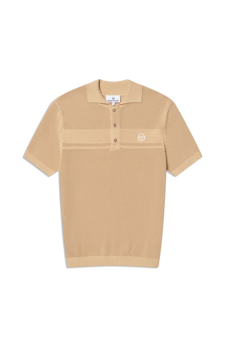 Sergio Tacchini Sabino Knit Polo, Alternate, color, Mojave Desert