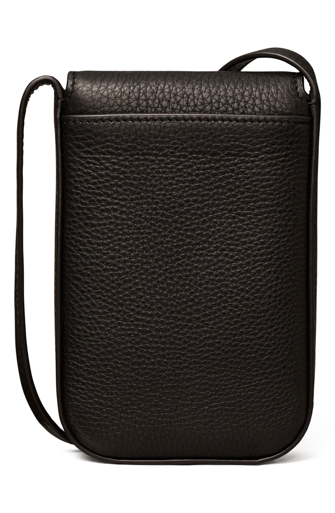 Tory Burch Miller Leather Phone Crossbody Bag, Alternate, color, 