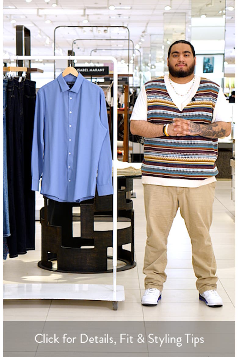 Leeward Trim Fit Performance Button-Up Shirt video