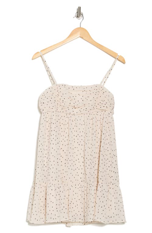 Lush Ruffle Hem Babydoll Minidress