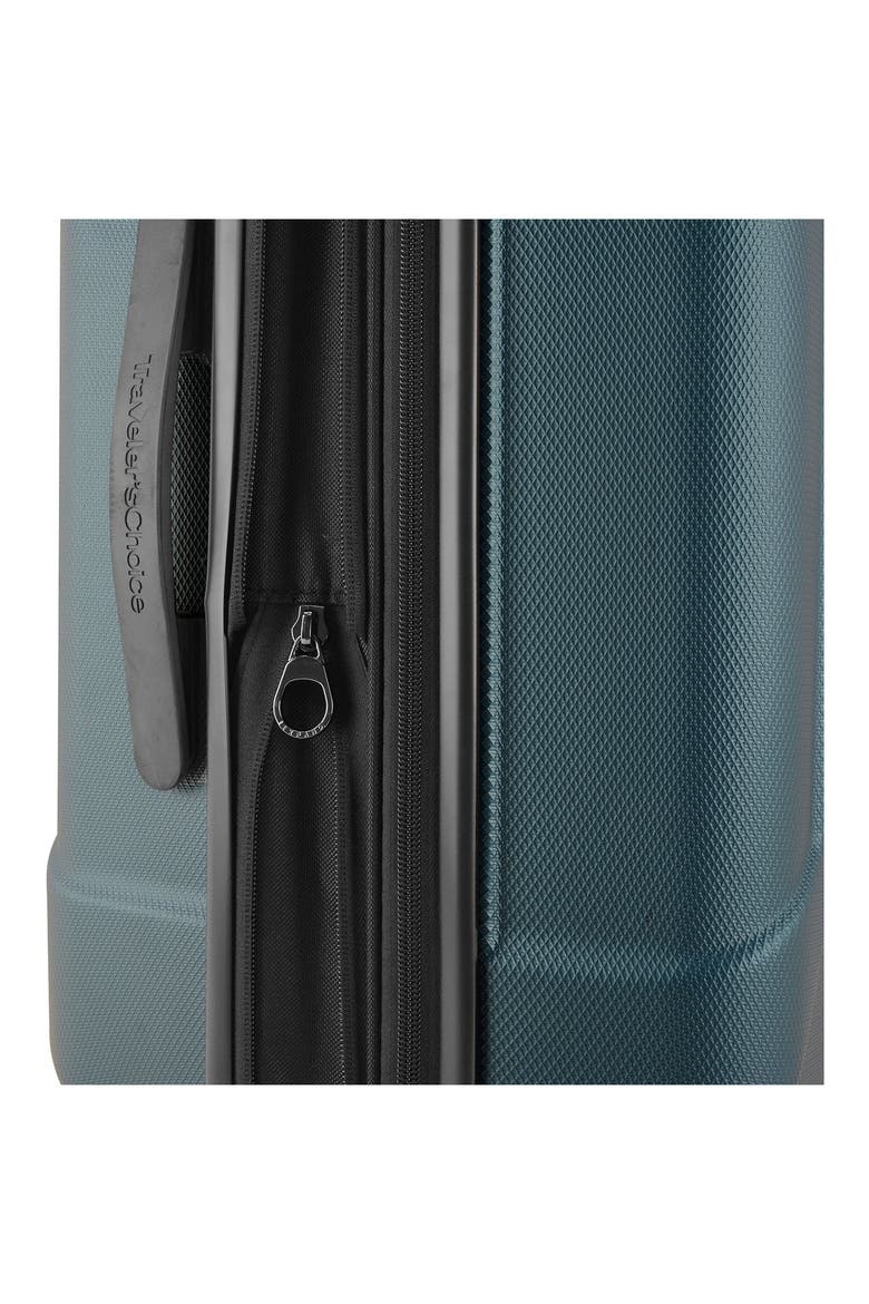 Maxson 26" Durable Hardshell Suitcase, Alternate, color, TEAL