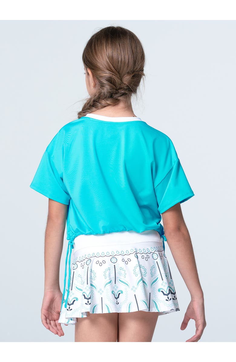 Lucky in Love Fab Short Sleeve, Alternate, color, Capri