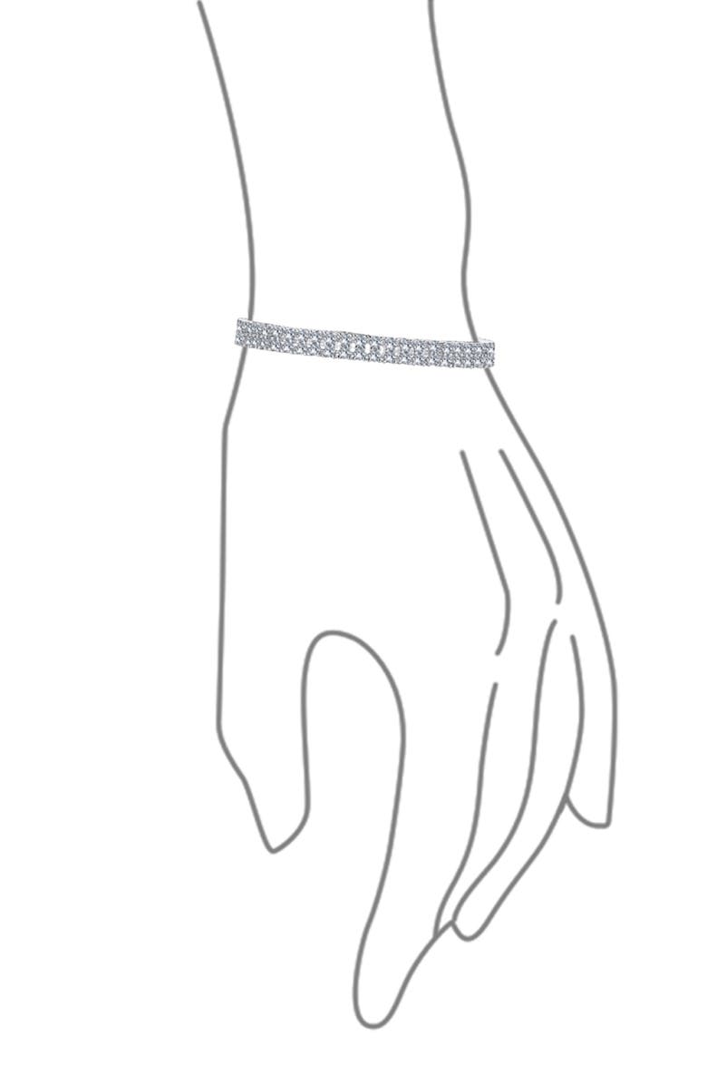 BLING JEWELRY Cubic Zirconia Tennis Bracelet, Alternate, color, 