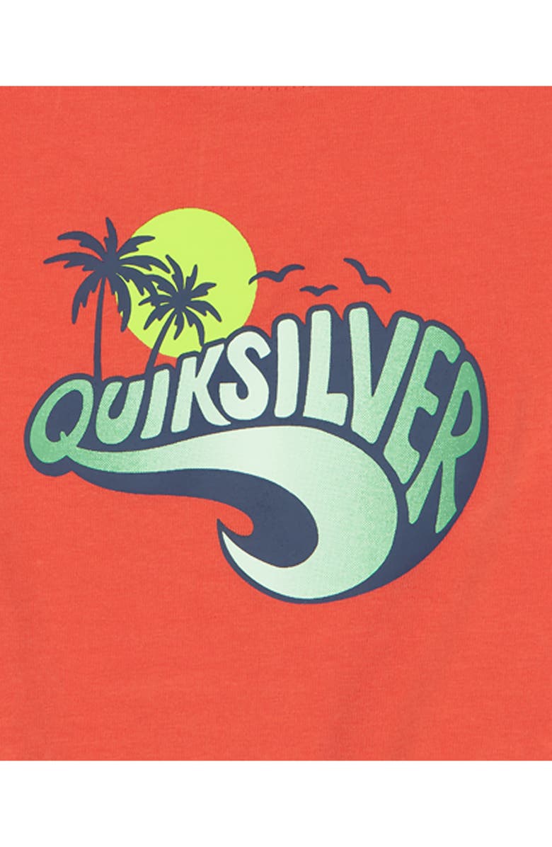 Quiksilver Kids' Graphic T-Shirt & Drawstring Shorts Set, Alternate, color, Red