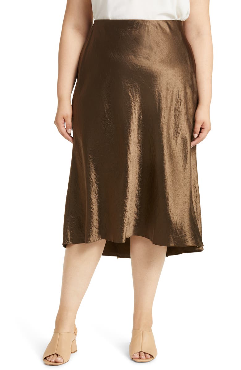Vince Satin Slip Skirt, Main, color,