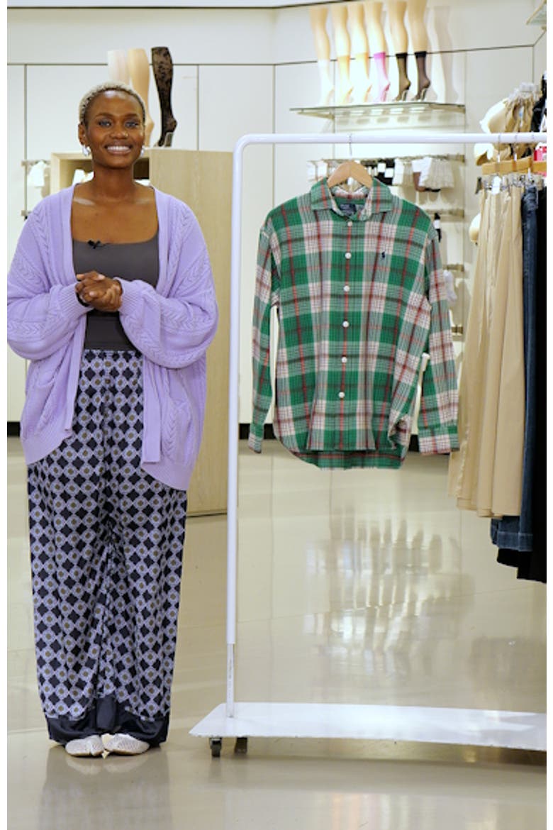 Relaxed Fit Plaid Shirt video