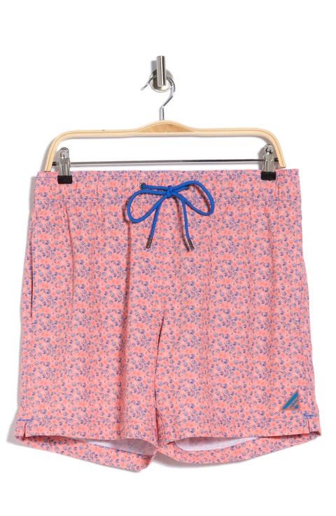 Floral Sea Swim Trunks