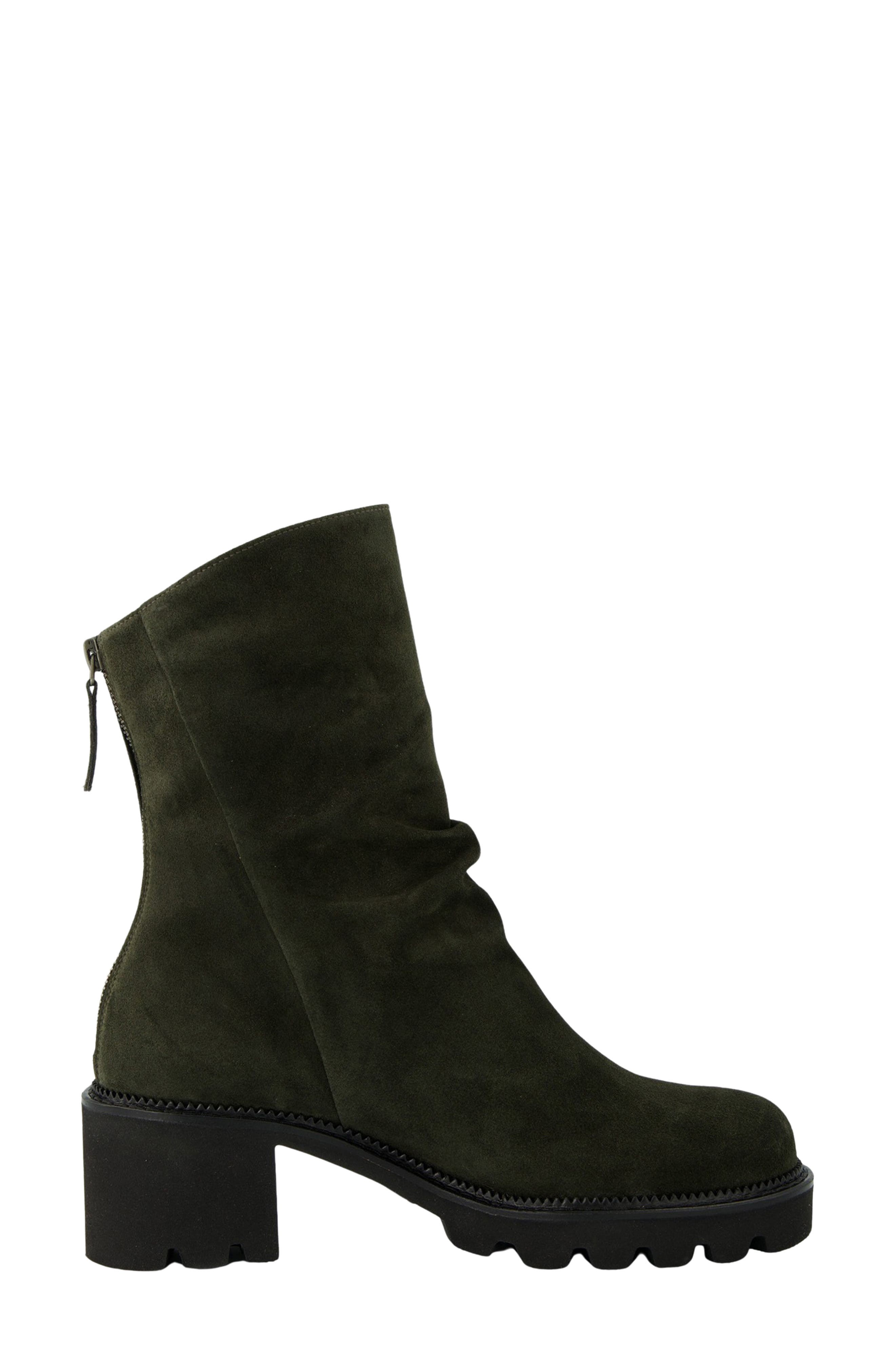 Fabian Bootie, Alternate, color, FOREST SOFT SUEDE