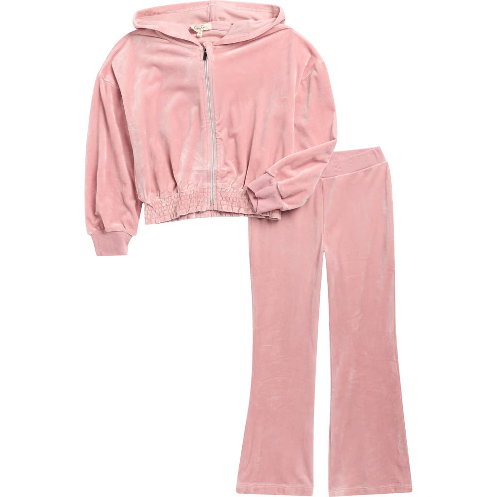 Jessica Simpson Kids' Velour Lounge Set In Multi