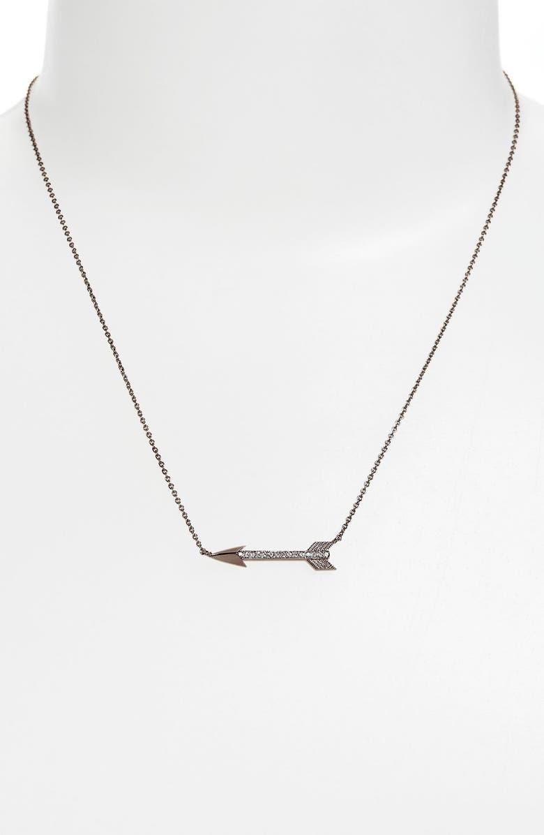 Nadri Boxed Arrow Pendant Necklace, Alternate, color,