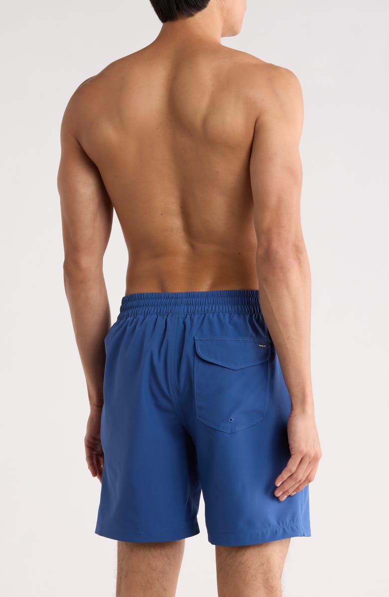 Hurley Solid Volley Swim Shorts, Alternate, color, Submarine