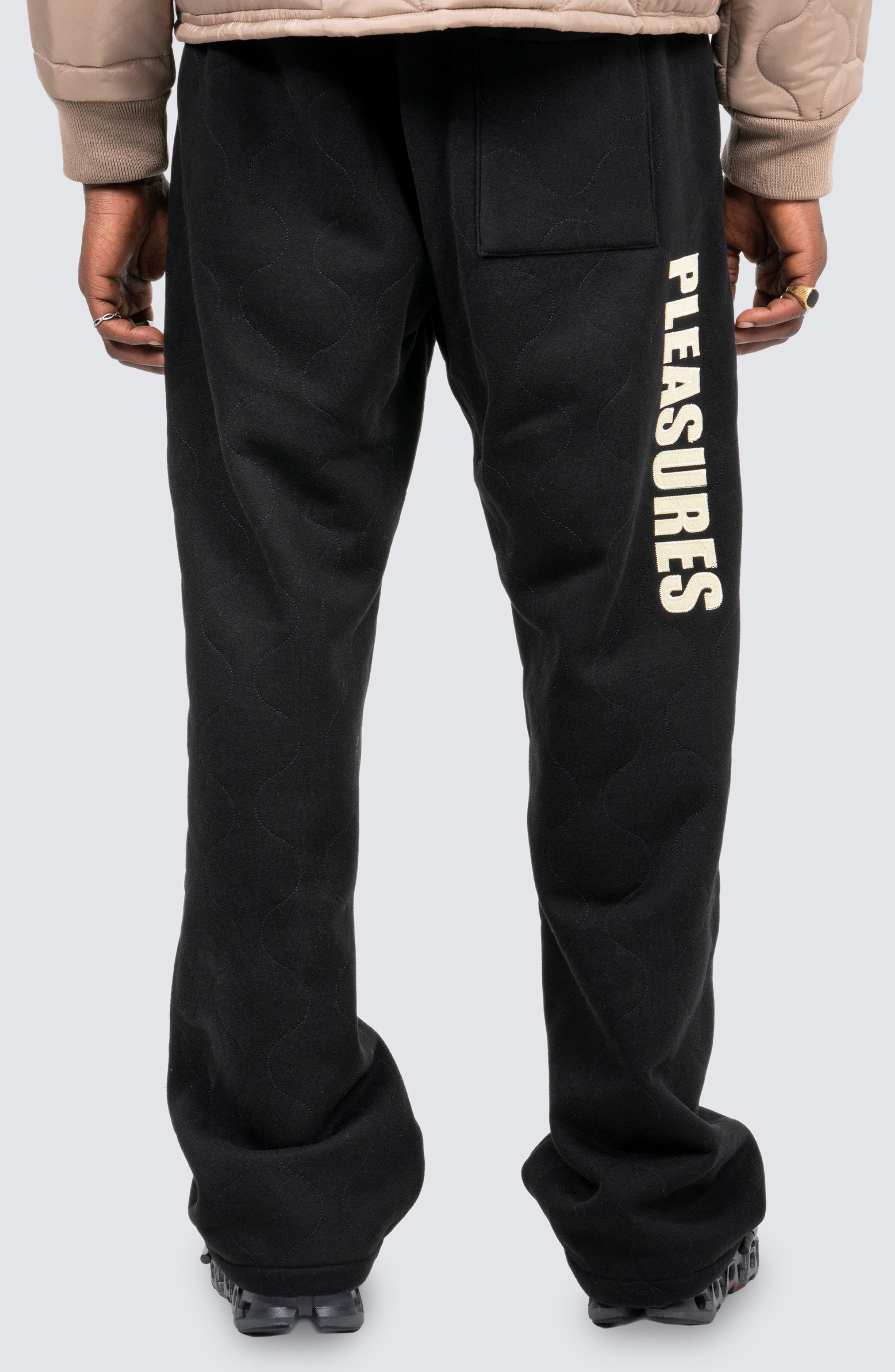 Wave Quilted Graphic Sweatpants - image 2