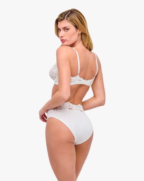 Cosabella Romanza Triangle Bralet In White
