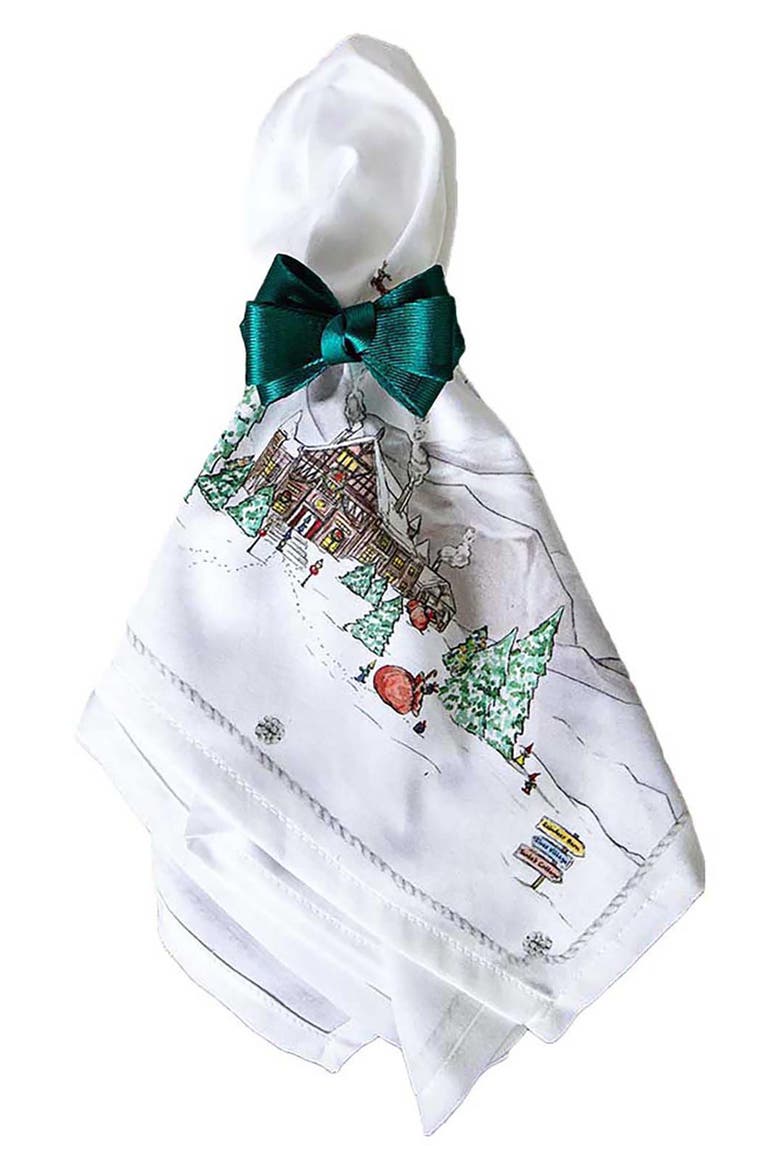 Berry Thread North Pole 4-Piece Napkin Set, Alternate, color, MULTI