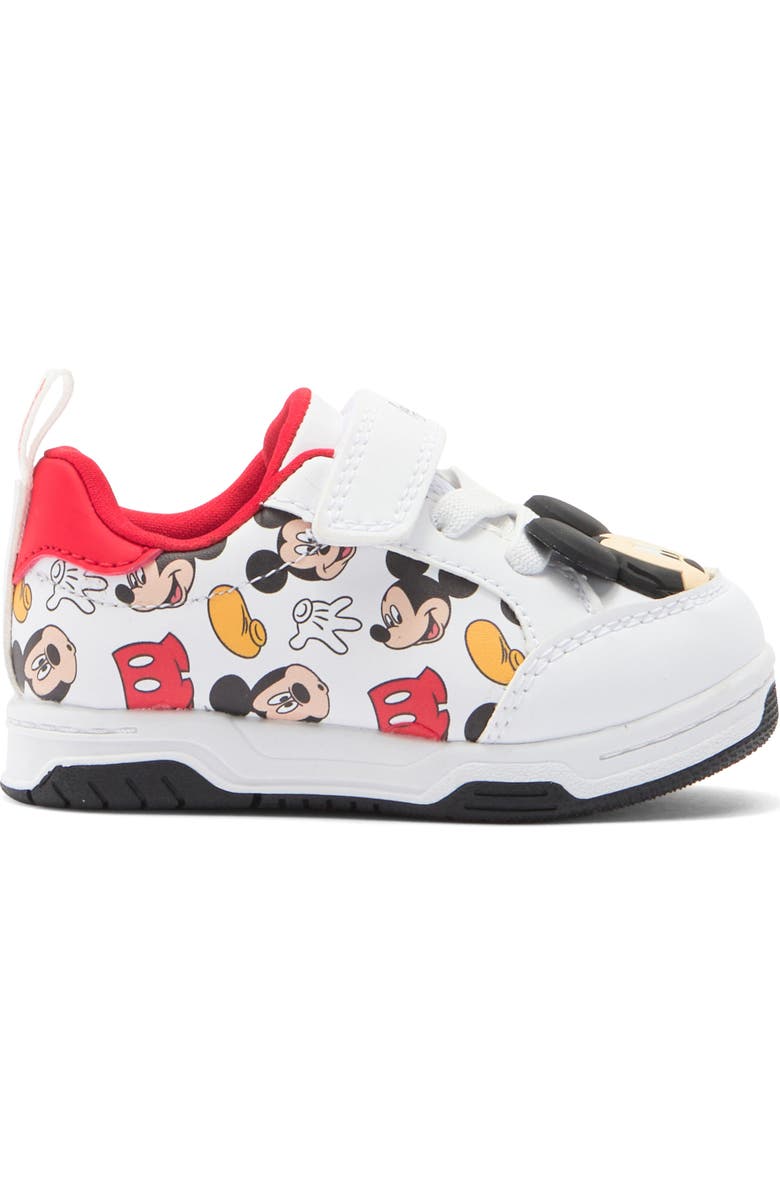 Harper Canyon Mickey Lace-Up Sneaker, Alternate, color, White Multi