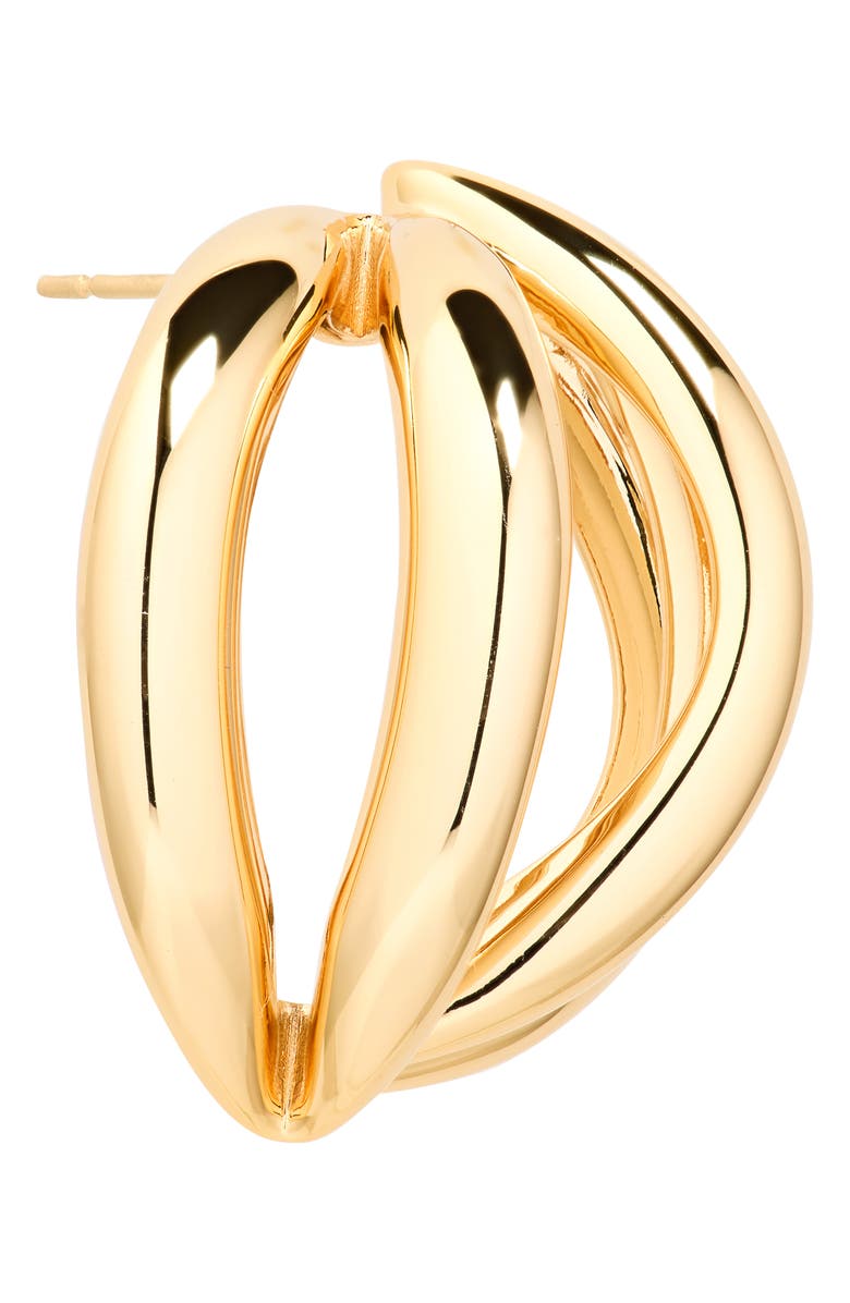 Jennifer Fisher Interocking Small Drop Earrings, Alternate, color, Gold