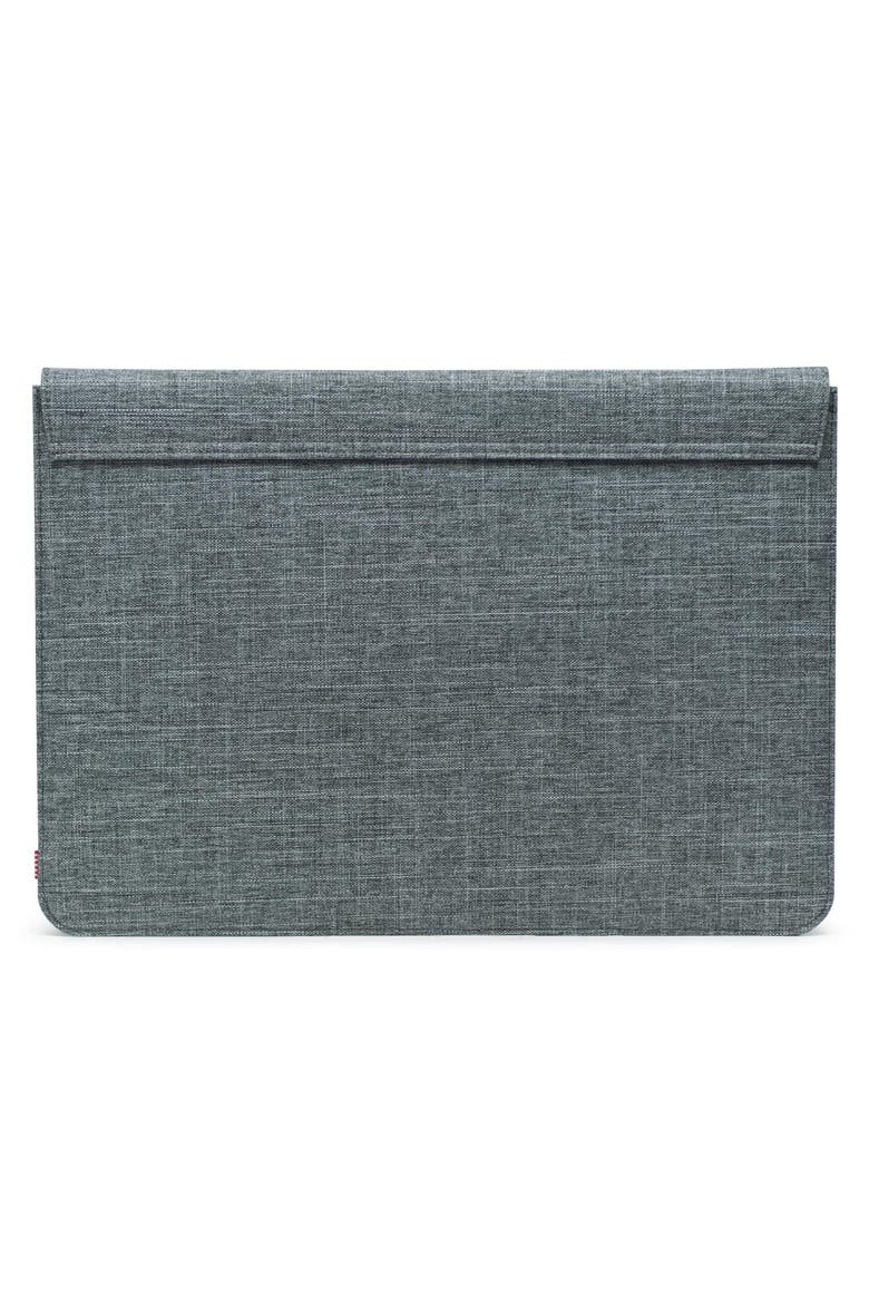 Spokane 15-Inch MacBook Pro Canvas Sleeve, Alternate, color, RAVEN CROSSHATCH