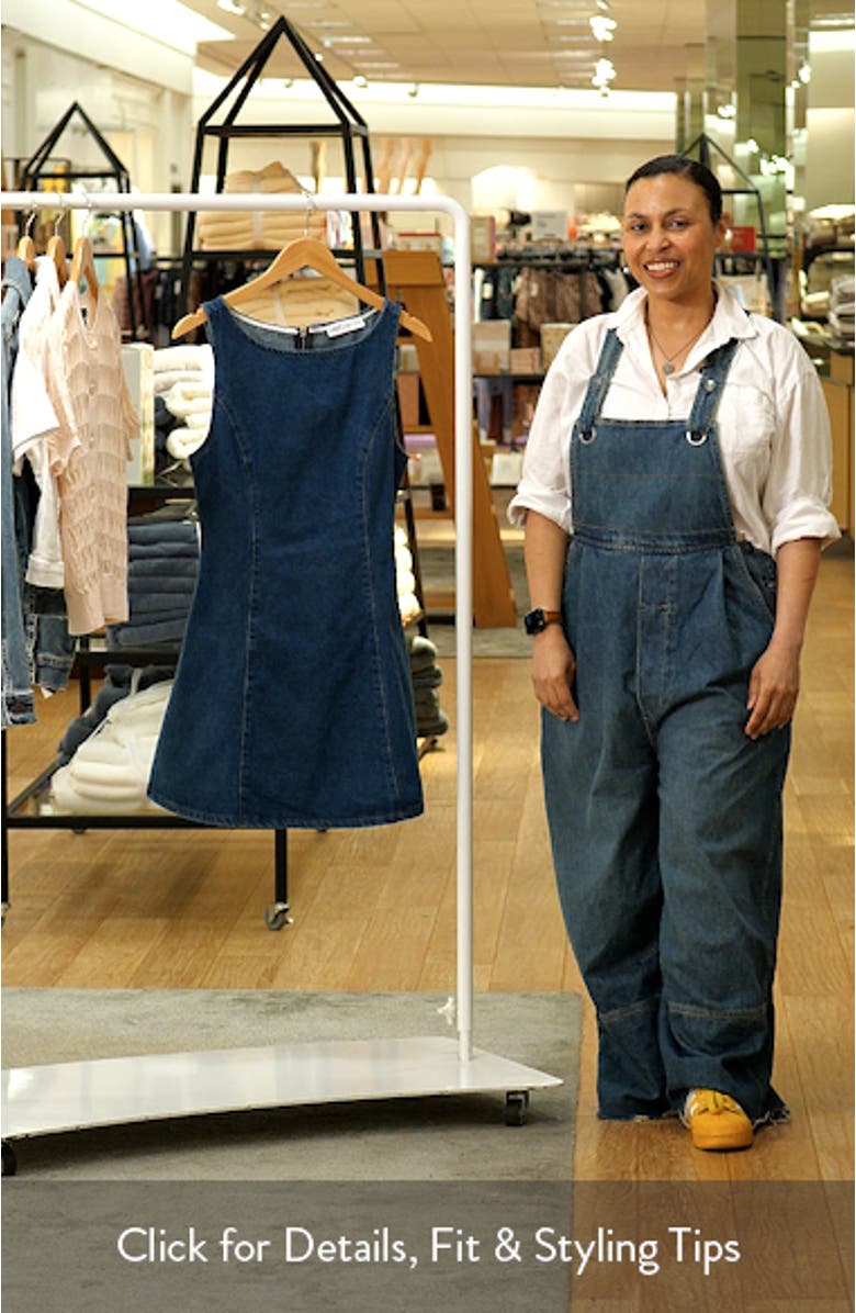 Katina Denim Fit & Flare Minidress, sales video thumbnail