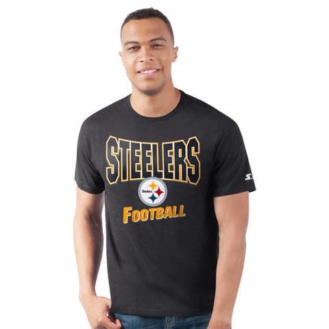 Men's Starter  Black Pittsburgh Steelers Prime Time T-Shirt