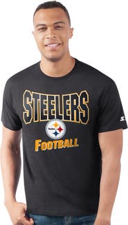 STARTER Men's Starter Black Pittsburgh Steelers Prime Time T-Shirt