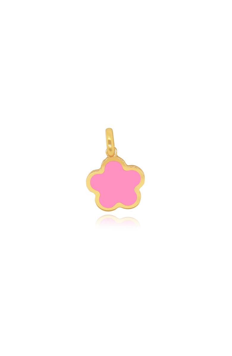 The Lovery Fine Jewelry Bubblegum Pink Flower Charm, Main, color, Bubblegum Pink