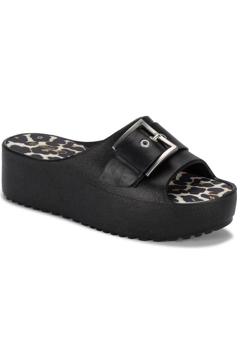 BARETRAPS Pacey Platform Sandal, Main, color, Black/ White