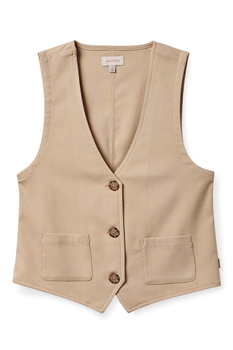 Patch Pocket Vest, Main, color, SAFARI