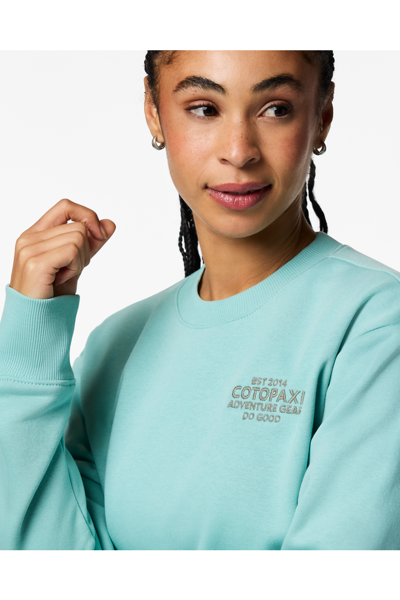 Adventure Gear Crew Sweatshirt - Women's, Main, color, Tide Pool