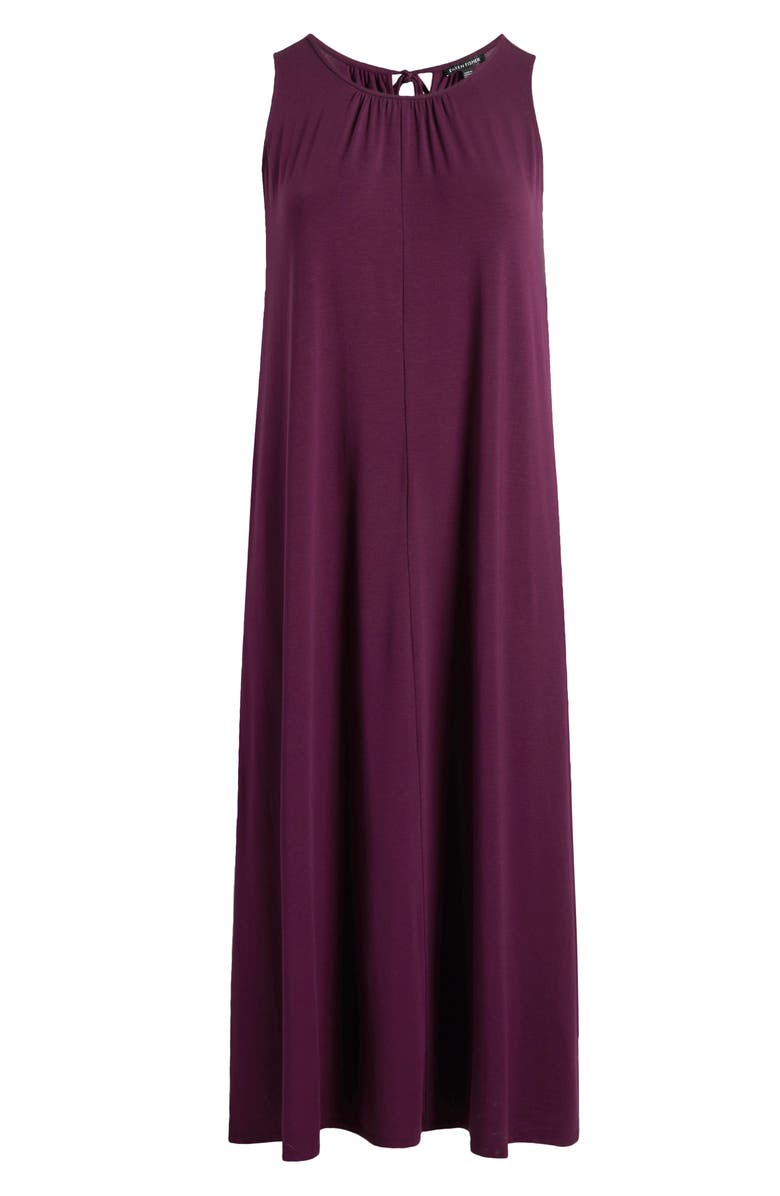 Eileen Fisher Sleeveless Maxi Dress, Alternate, color, Blackberry