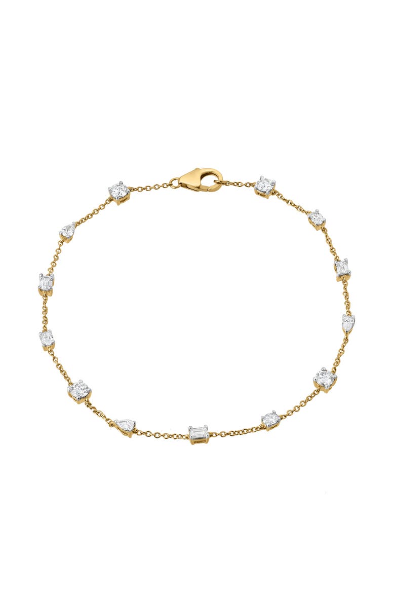 Sigil 14K Gold Lab Grown Diamond Bracelet - 1 Ct, Main, color, 14K Yellow Gold