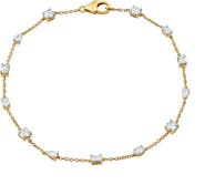 LuvMyJewelry Sigil 14K Gold Lab Grown Diamond Bracelet - 1 Ct