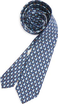 vineyard vines Kids' Bunny & Carrots Silk Tie
