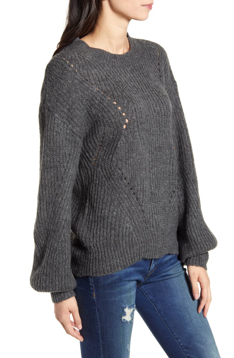 BP. Chunky Pointelle Sweater, Alternate, color,