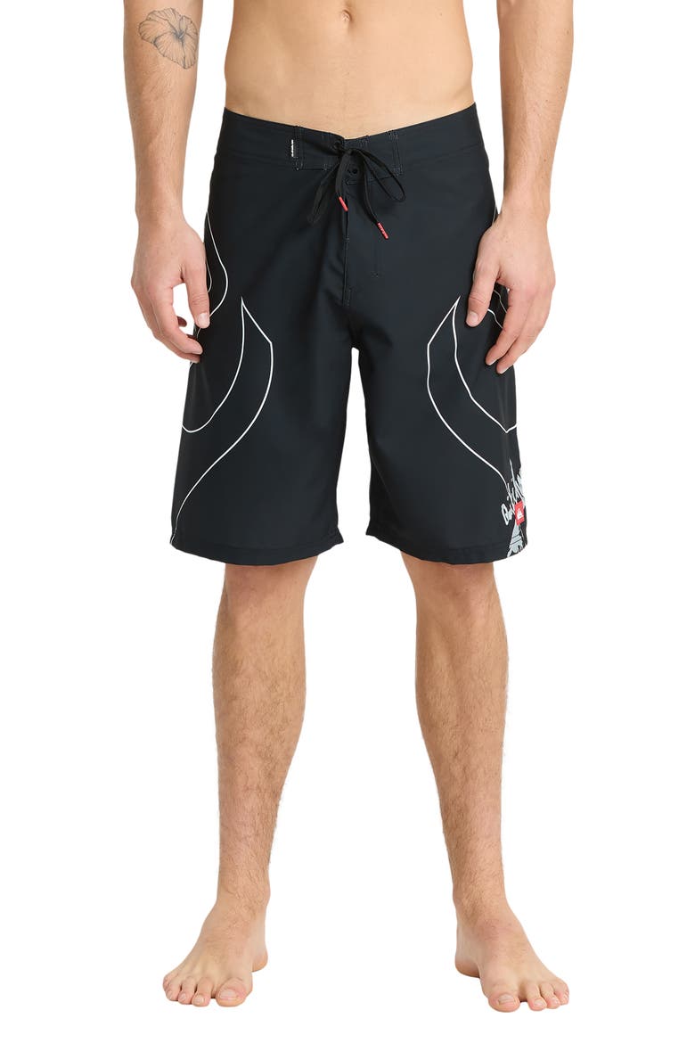 Intercepter 21 Board Shorts, Alternate, color, BLACK