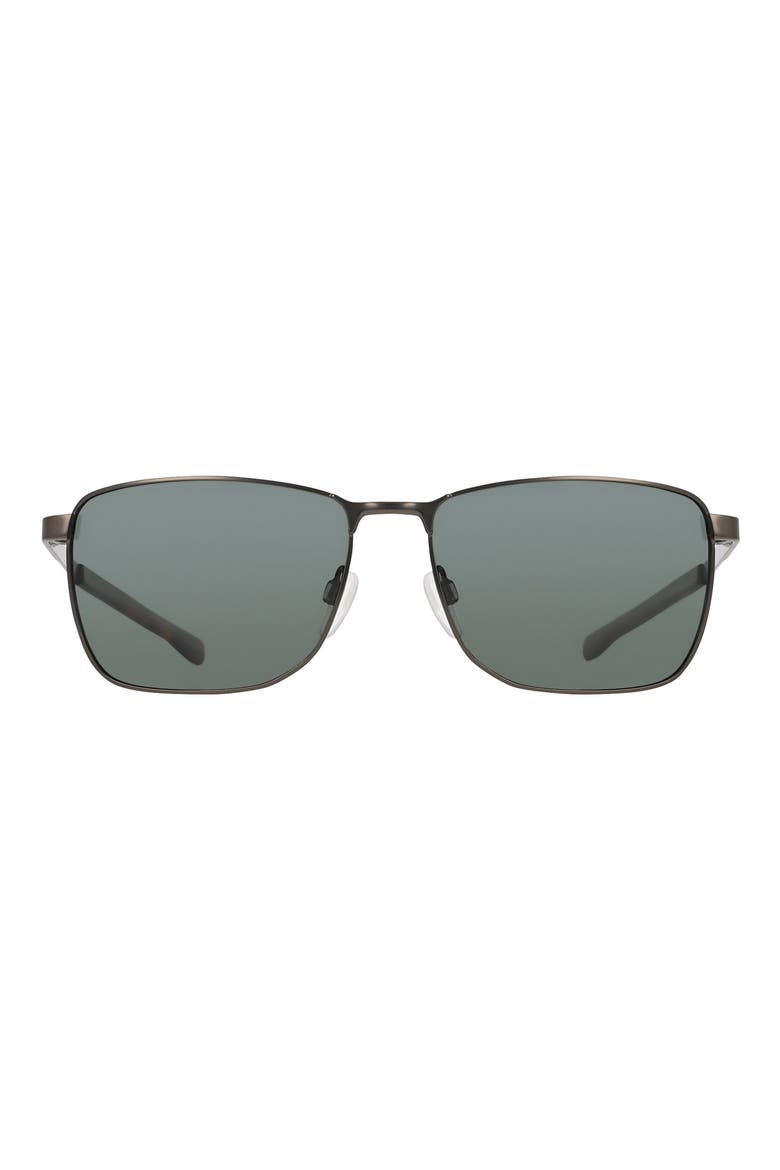 58mm Navigator Sunglasses, Main, color, GUNMETAL