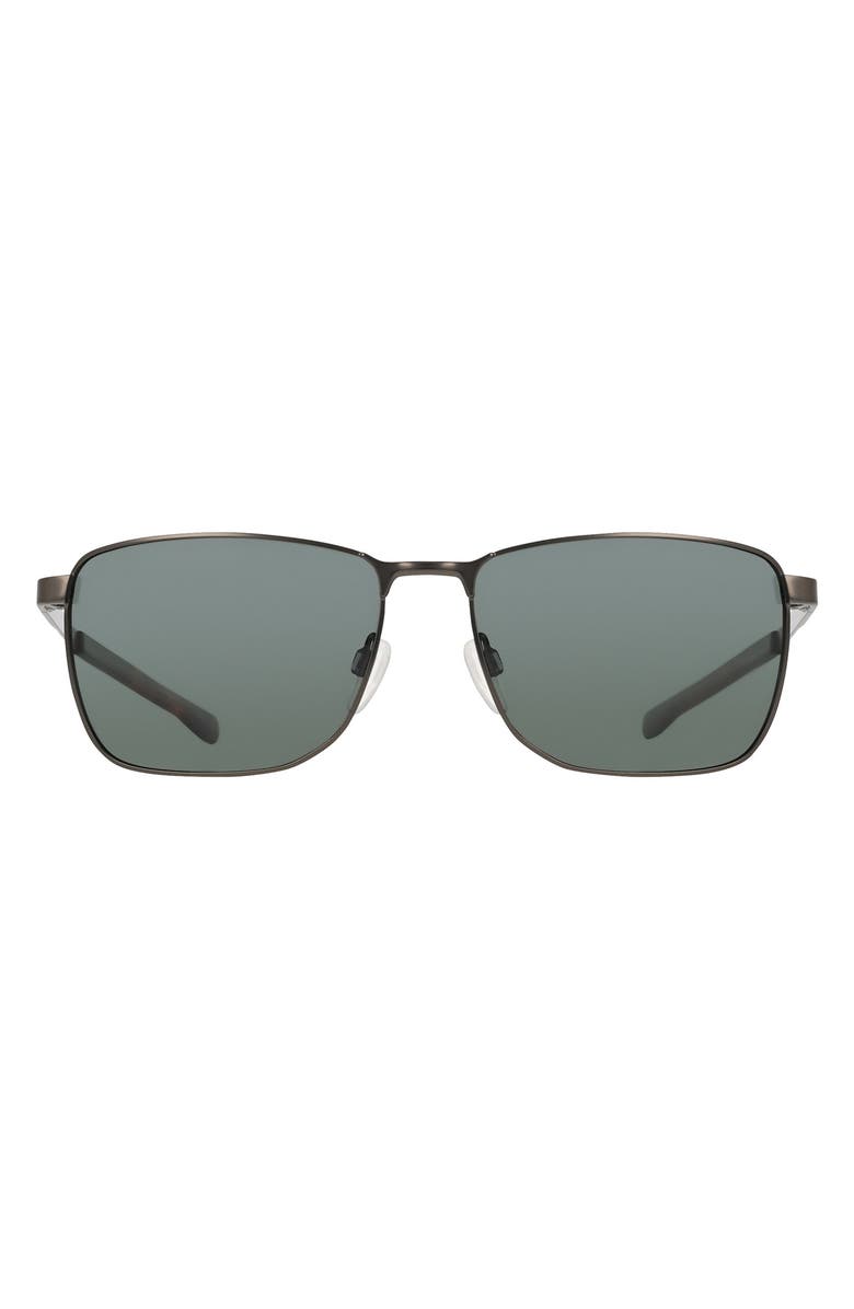 Cole Haan 58mm Navigator Sunglasses, Main, color, Gunmetal