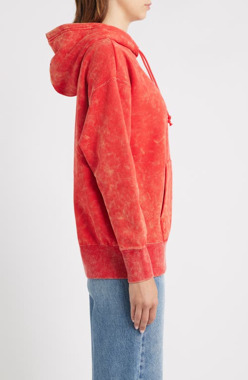 Puma Street X Relaxed Graphic Hoodie In Red