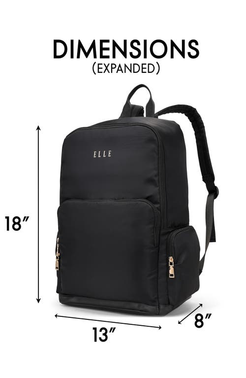 Elle Rendezvous 25l Twill Backpack In Black