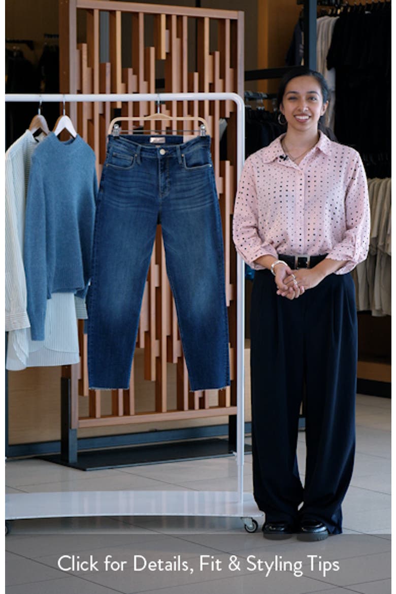 Rachael Raw Hem High Rise Mom Jeans video